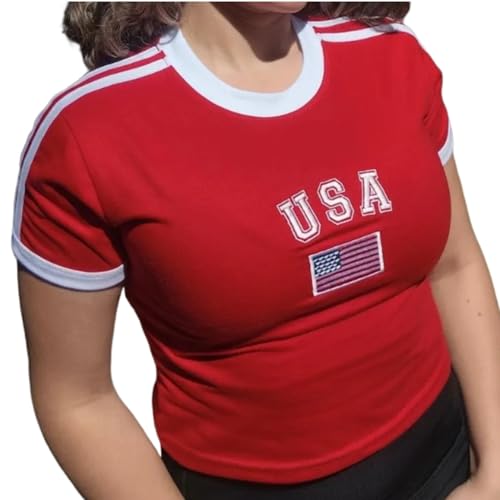 Vintage Graphic Y2K Crop Tees